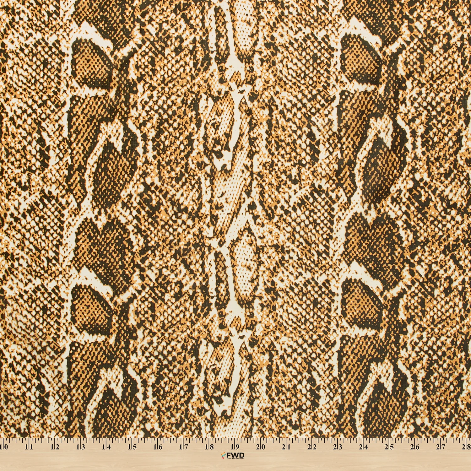 Ottertex® Waterproof 70D (1.9oz) DWR and PU Coated Nylon Ripstop - Snakeskin Print - Image 4