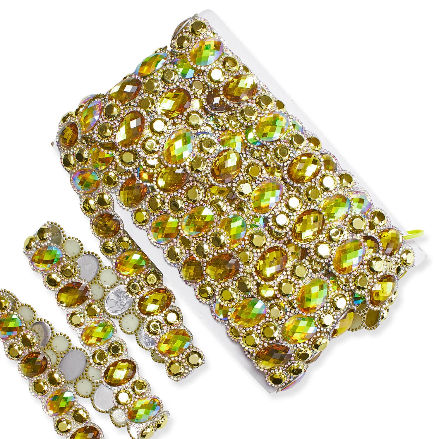 Oval Resin Rhinestone Iron On Trim - Image 11