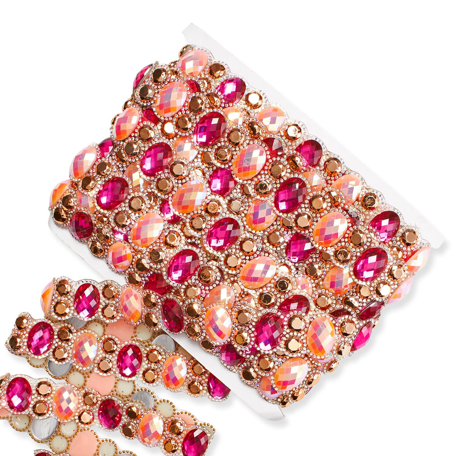 Oval Resin Rhinestone Iron On Trim - Image 3