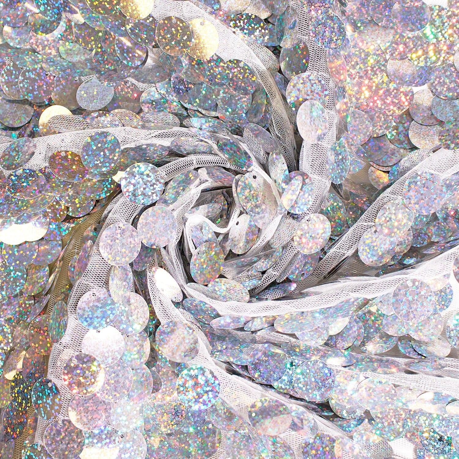 Paillette Circle Sequins On Mesh - Image 7