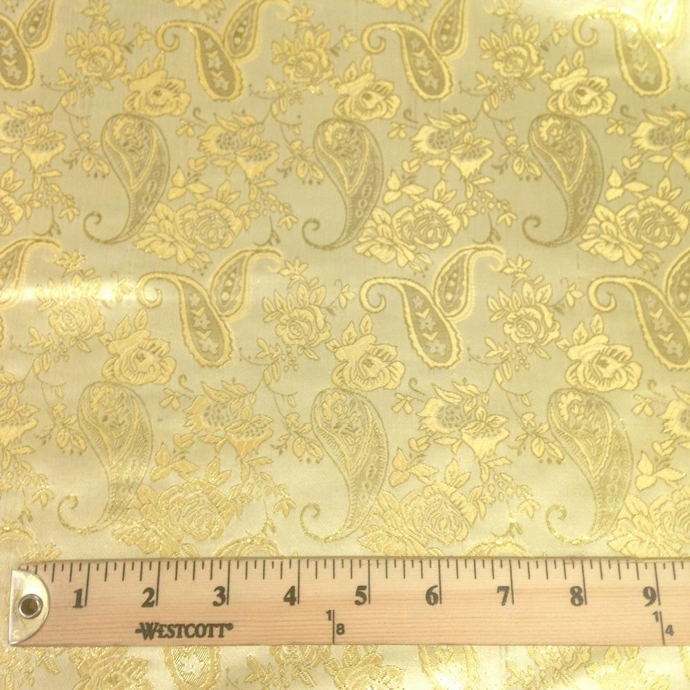 Paisley Flower Metallic Brocade - Image 7