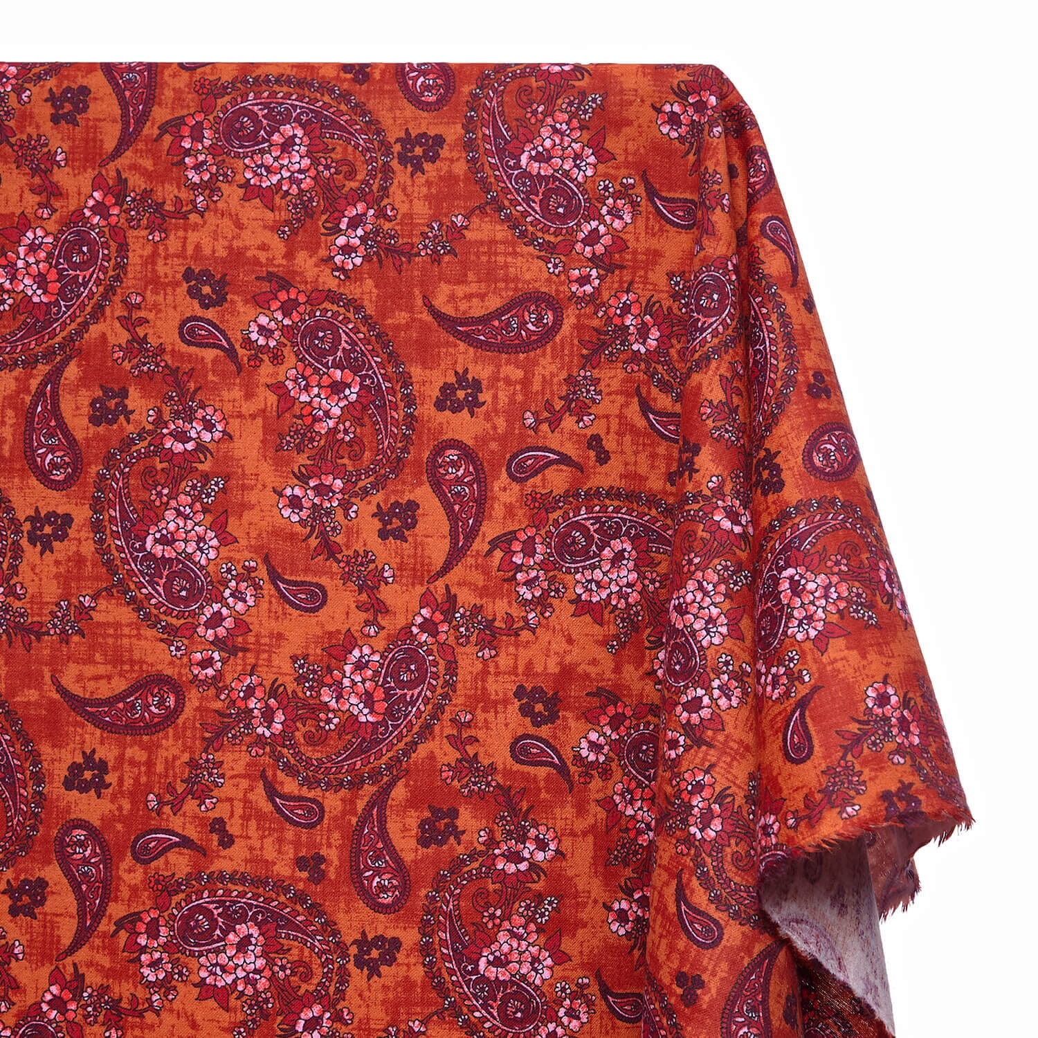 Paisley Printed Cotton Flannel - Image 5