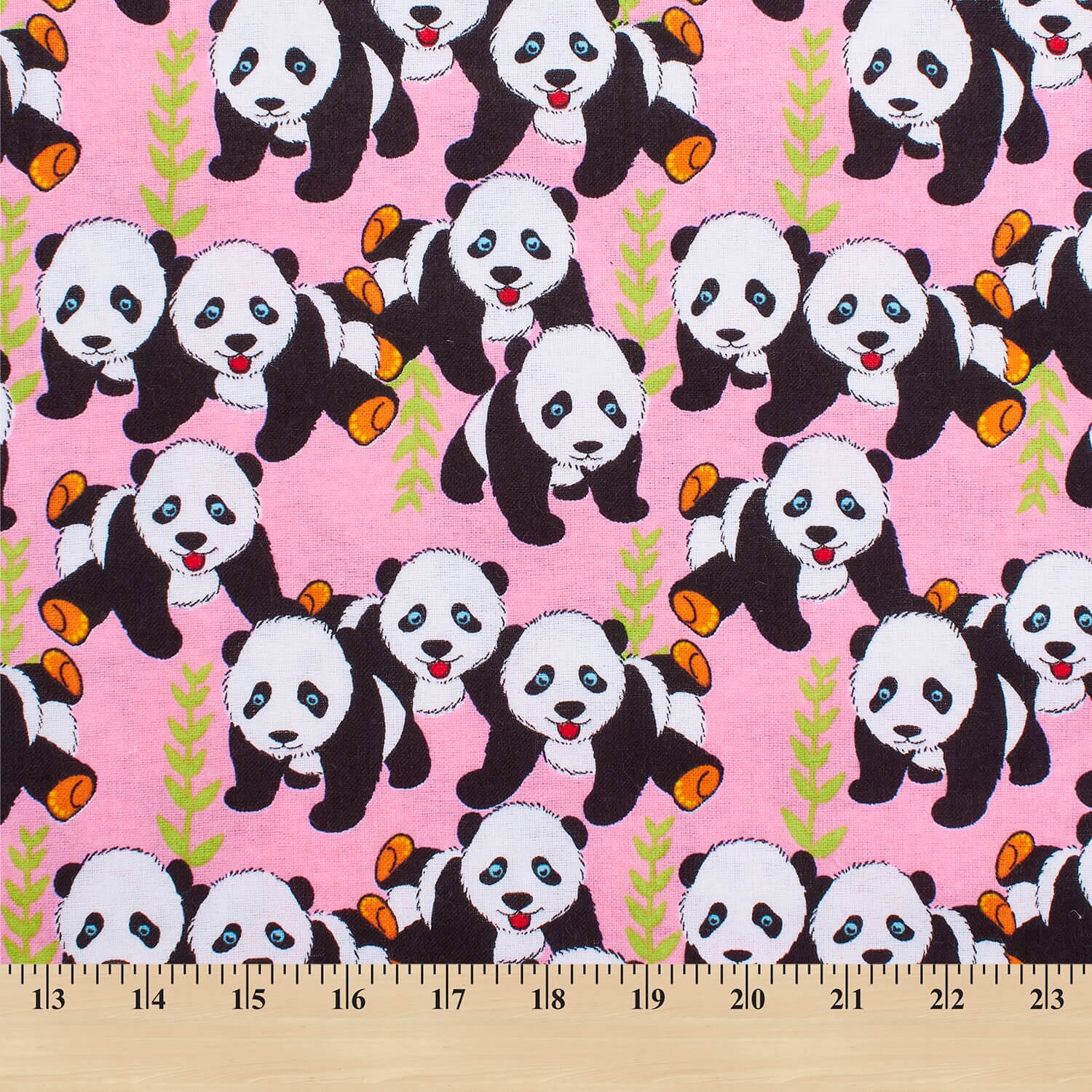Panda Printed Cotton Flannel - Image 4