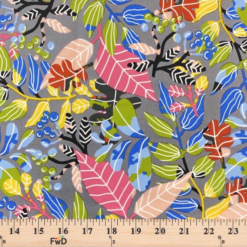 Passion Leaf Print Cotton - Image 7