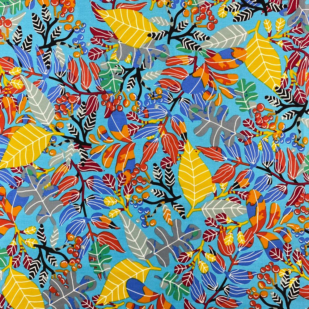 Passion Leaf Print Cotton - Image 8