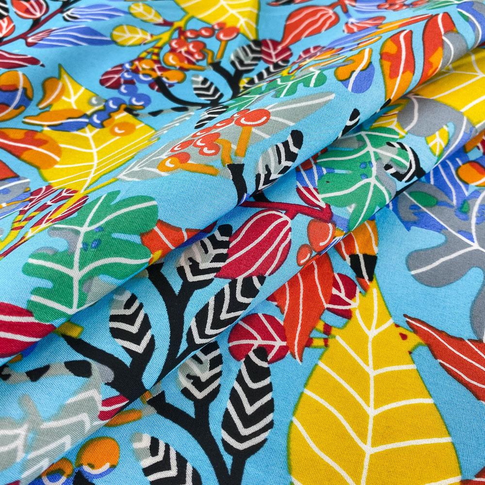 Passion Leaf Print Cotton - Image 9