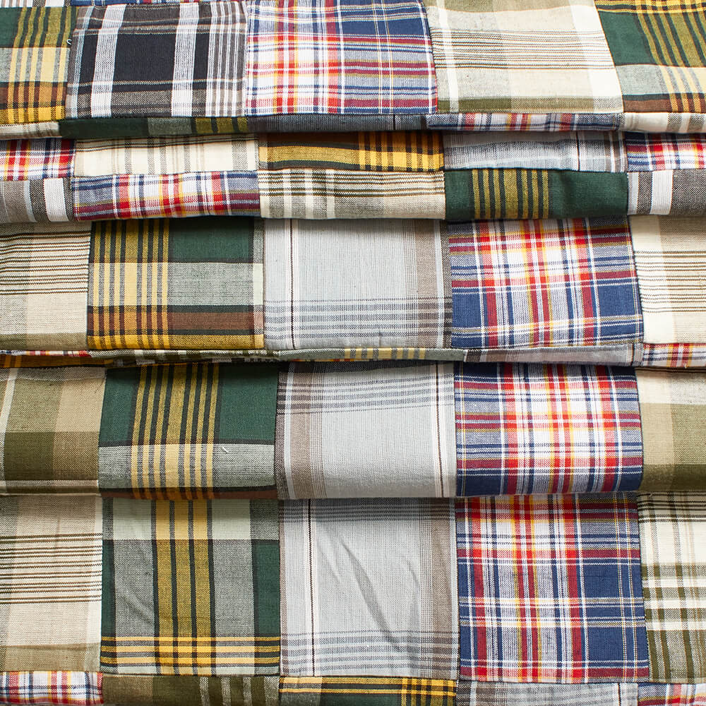 Patchwork Nantucket Madras Plaid Fabric - Michael - Image 2