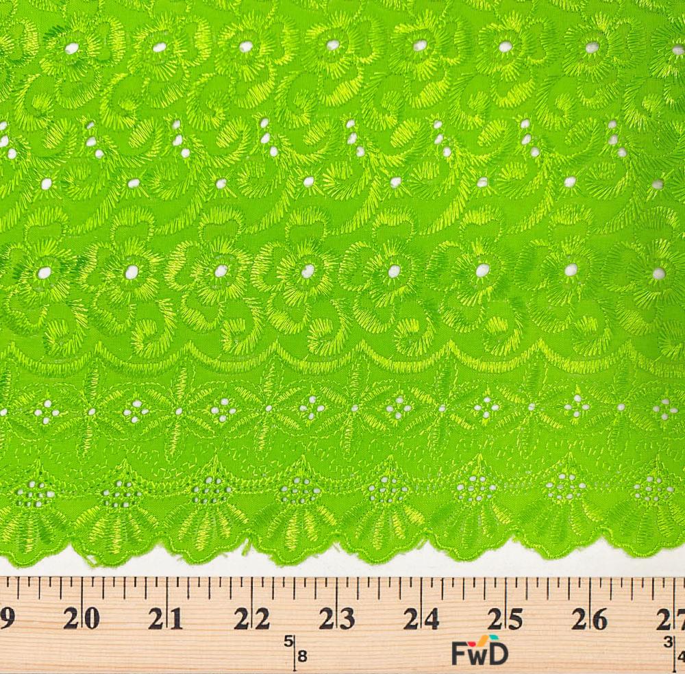 Petal Eyelet Embroidery Fabric - Image 34
