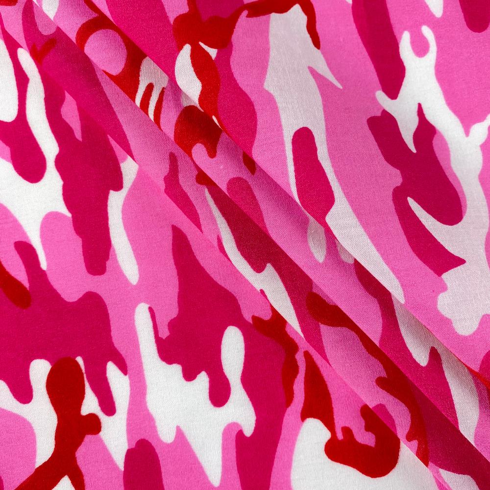 Pink Marine Camo Print Broadcloth - Image 2