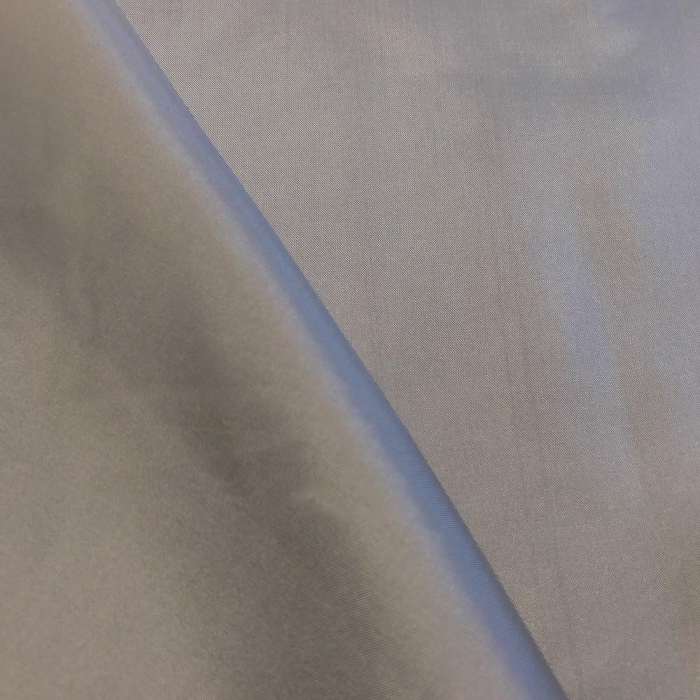 Poly China Silk Lining Rod Pocket Curtains - Grey - Image 3