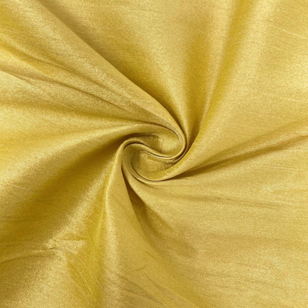 Polyester Dupioni Rod Pocket Curtains - Champagne 106 - Image 3