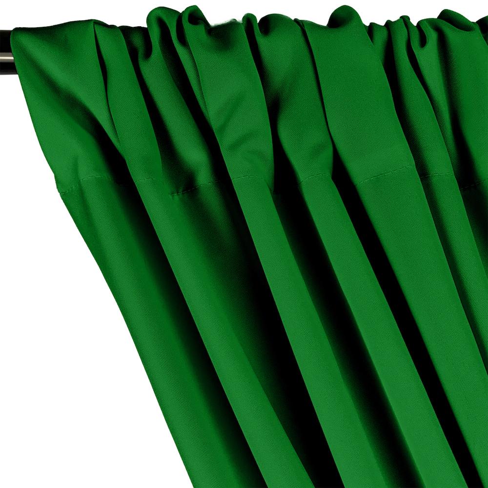 Poplin (110 Inch) Rod Pocket Curtains - Kelly Green - Image 2