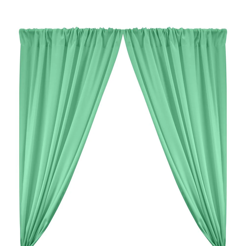 Poplin (60 Inch) Rod Pocket Curtains - Mint
