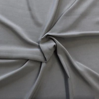 Rayon Challis Rod Pocket Curtains - Grey - Image 3