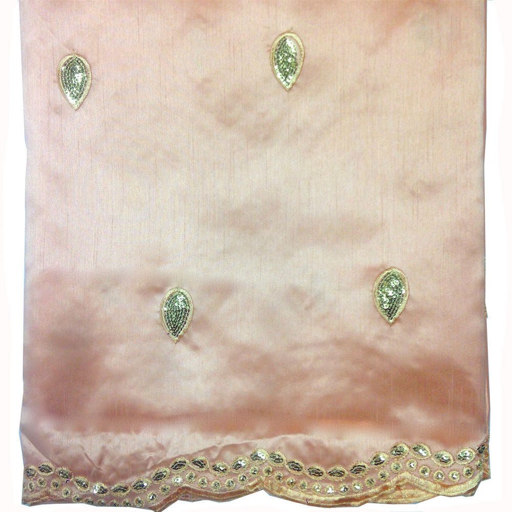 Regal African George Taffeta - Peach - Image 2