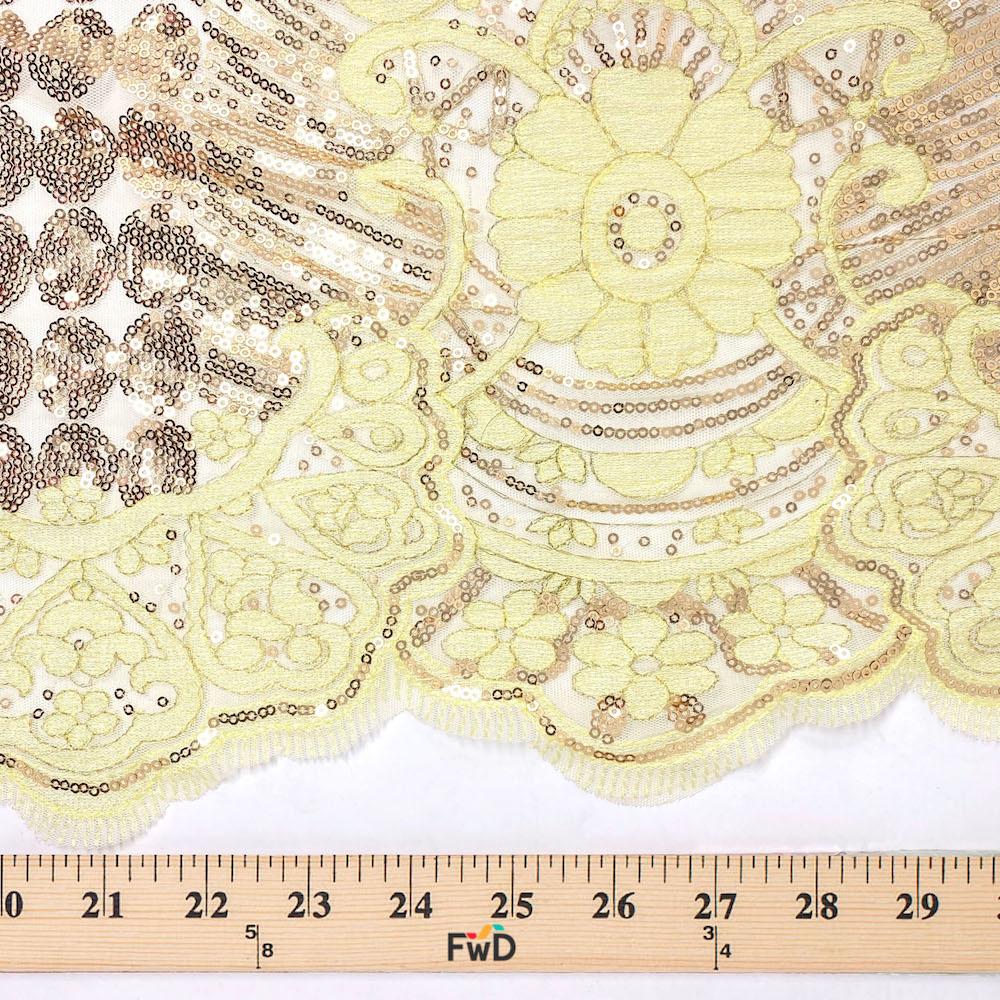 Royal Sequins on Mesh - Image 6