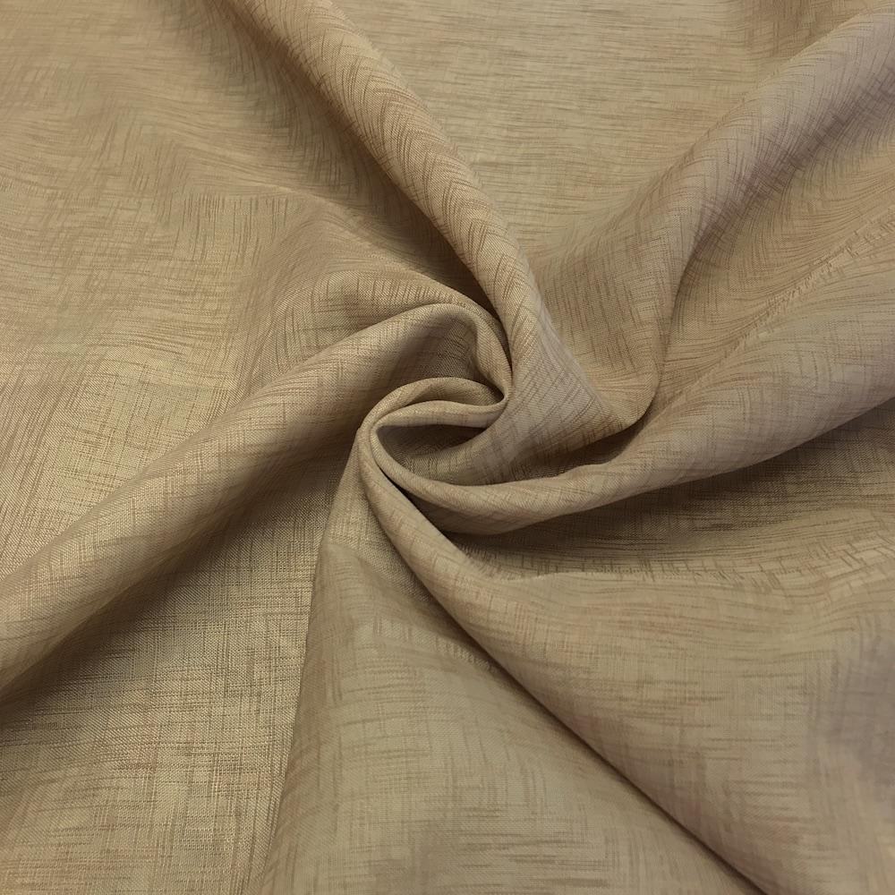 Gasa Sheer Voile Rod Pocket Curtains - Camel - Image 3