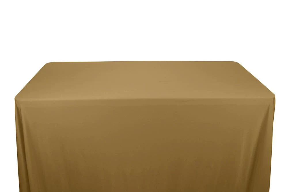 Shiny Milliskin Tricot Banquet Rectangular Table Covers - 8 Feet - Image 8