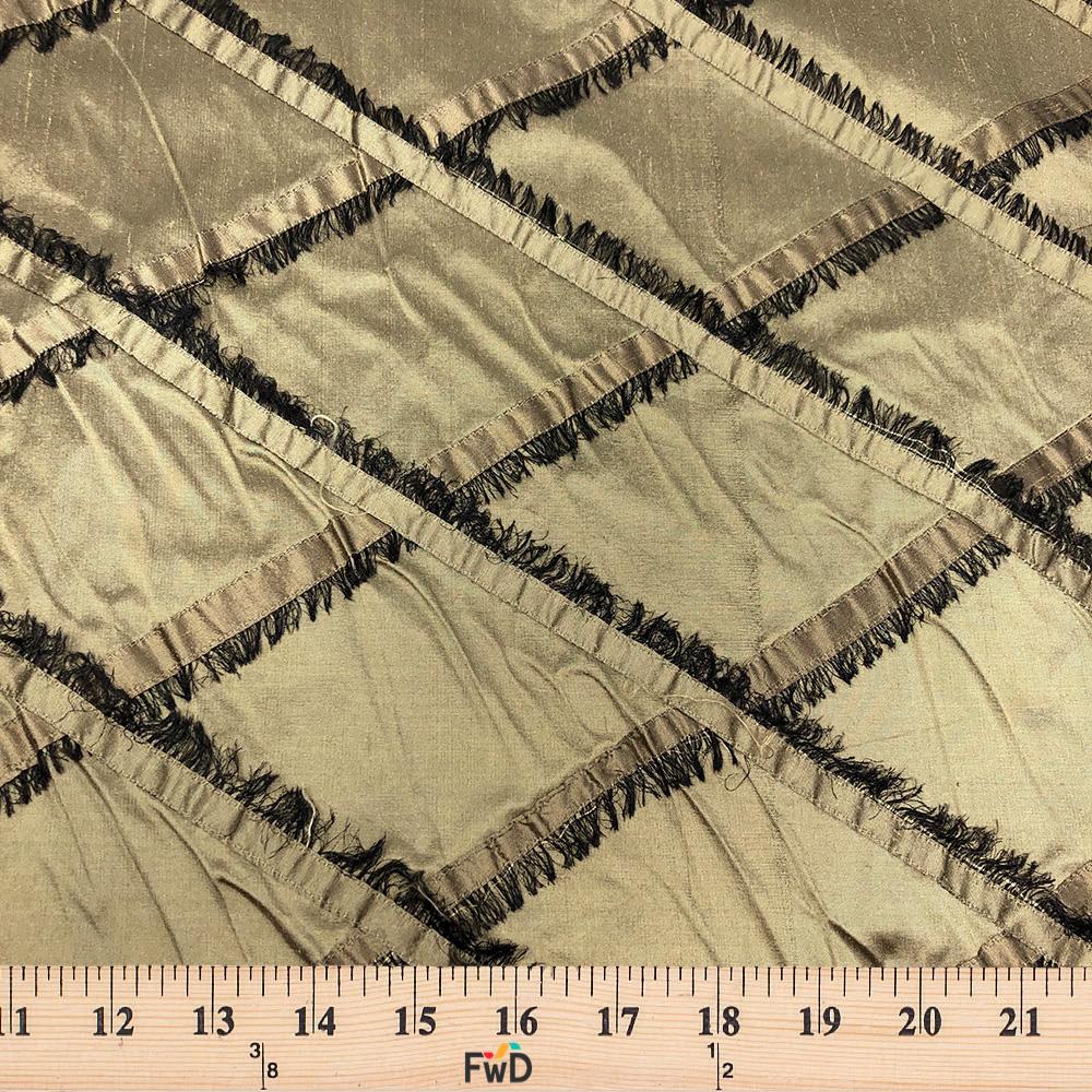 Silk Dupioni Checkered Embroidery - Image 16