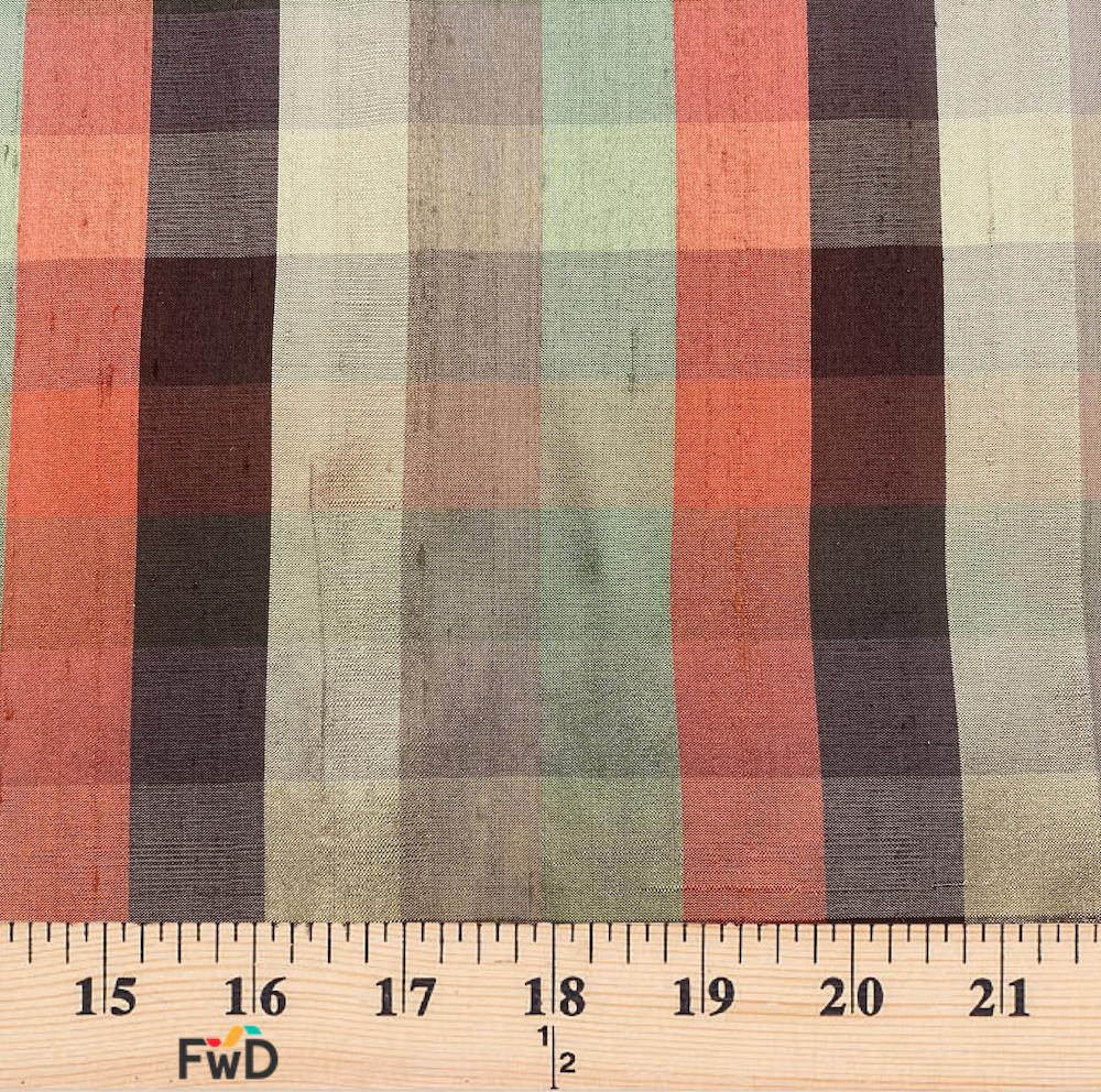 Silk Shantung Plaid - Image 16
