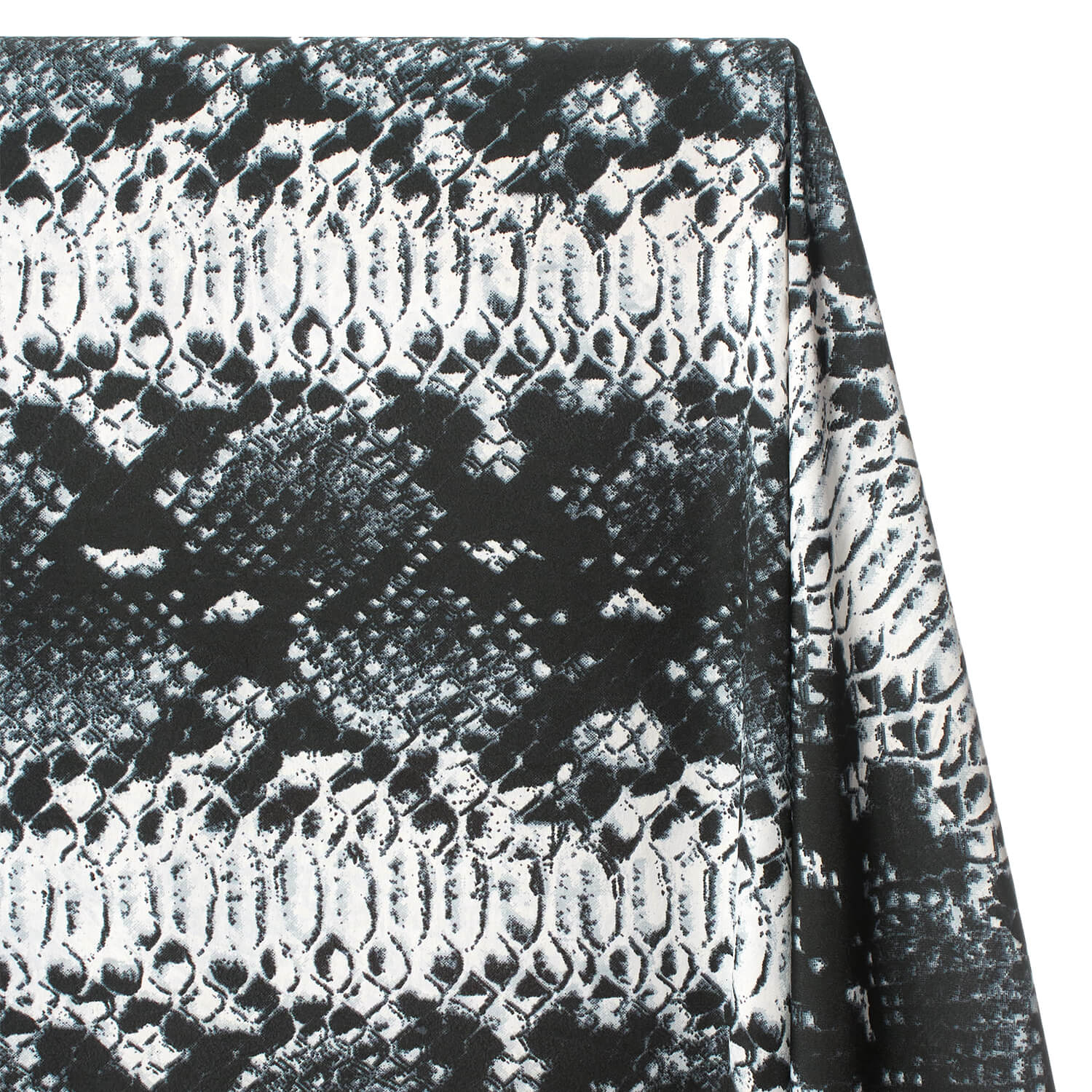Snakeskin Crepe De Chine Print - Image 9