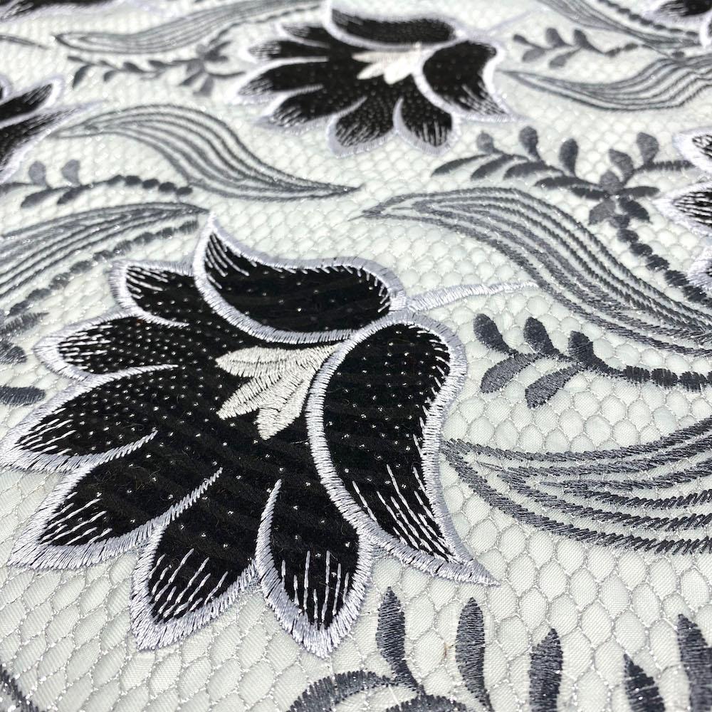 Sparkled Tulip Metallic Embroidery Lace - Image 9