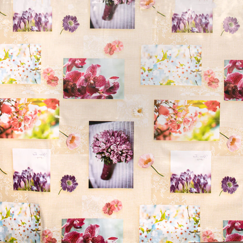 Spring Floral Oilcloth - Image 2