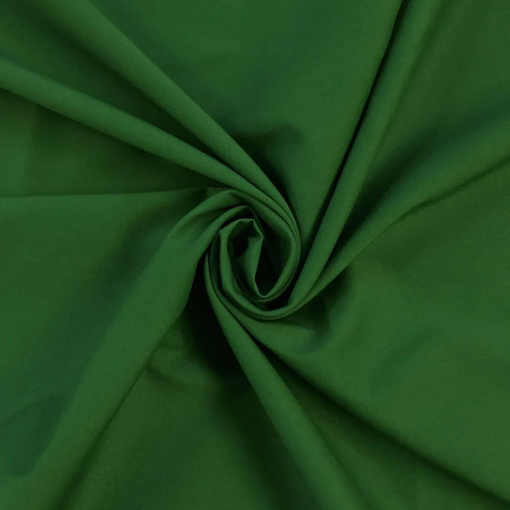 Stretch Broadcloth Rod Pocket Curtains - Kelly Green - Image 3