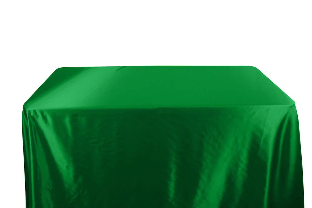 Stretch Charmeuse Satin Banquet Rectangular Table Covers - 6 Feet - Image 26