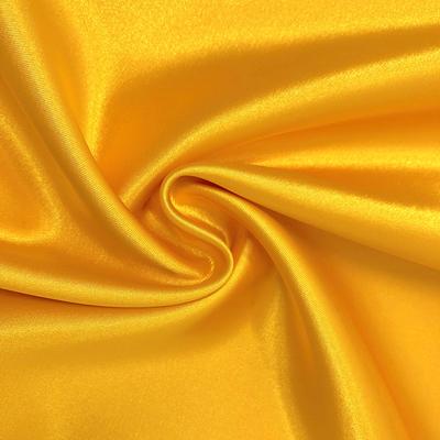 Stretch Charmeuse Satin Rod Pocket Curtains - Sunflower - Image 3