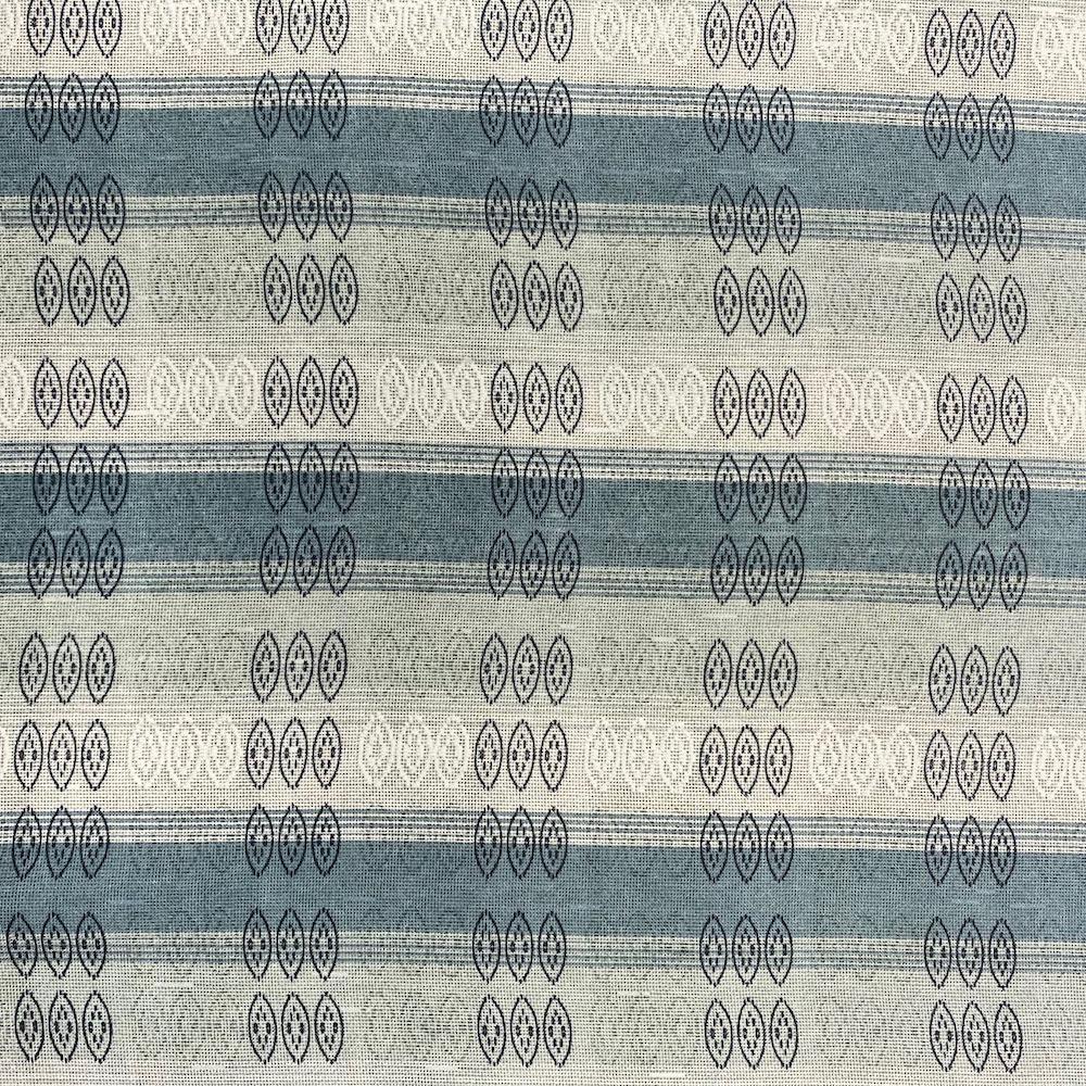 Striped Almond Print Polyester
