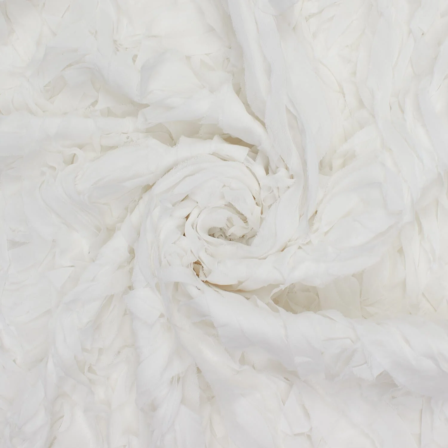 Striped Ruffle Chiffon Embroidery - Image 4