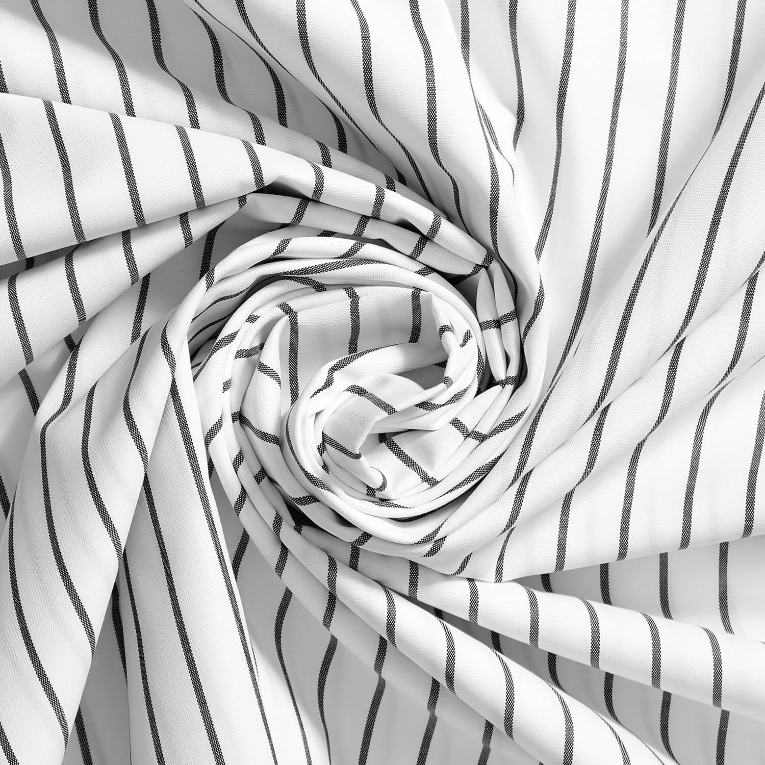 Suave 1/2" Pinstripe Shirting Poplin - Image 9