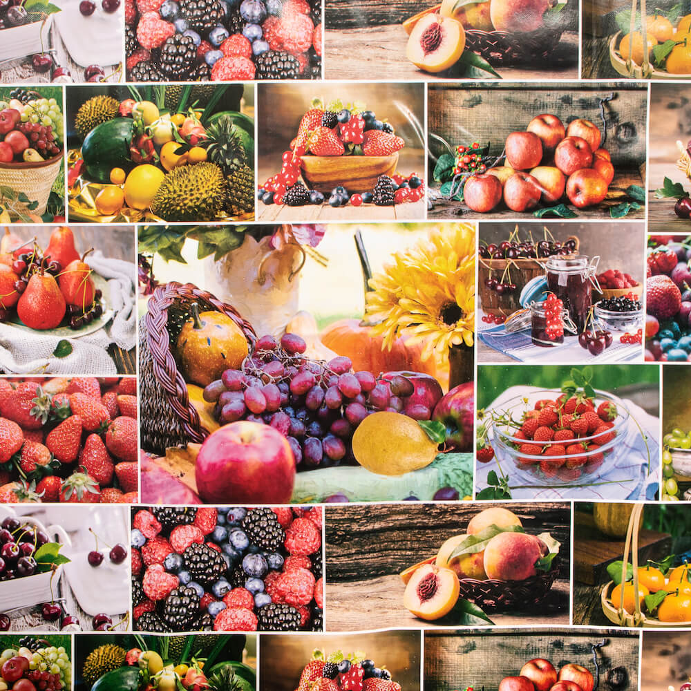 Temperate Fruit Oilcloth - Image 2