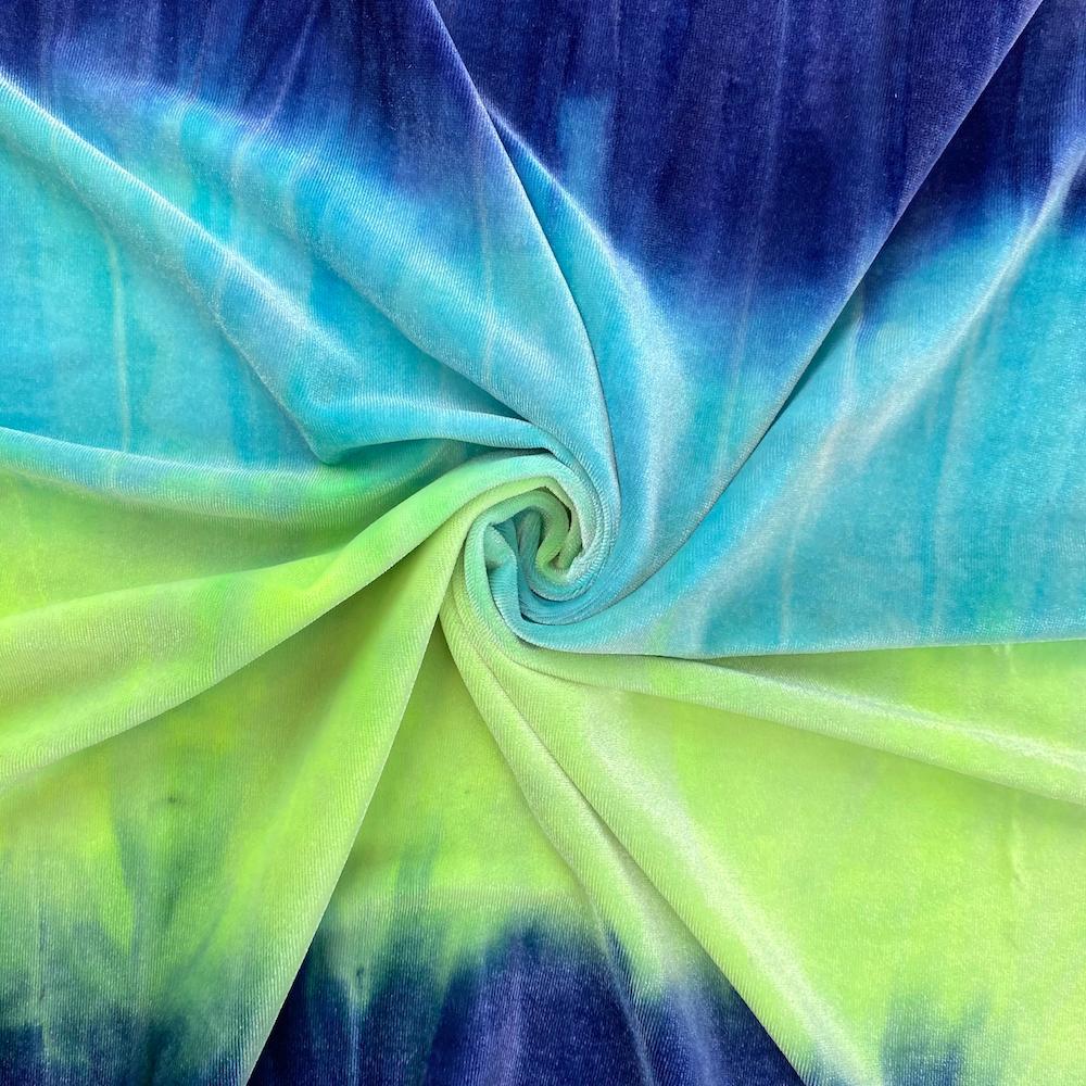 Tie Dye Stretch Velvet - Image 14