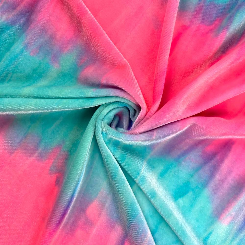 Tie Dye Stretch Velvet - Image 17