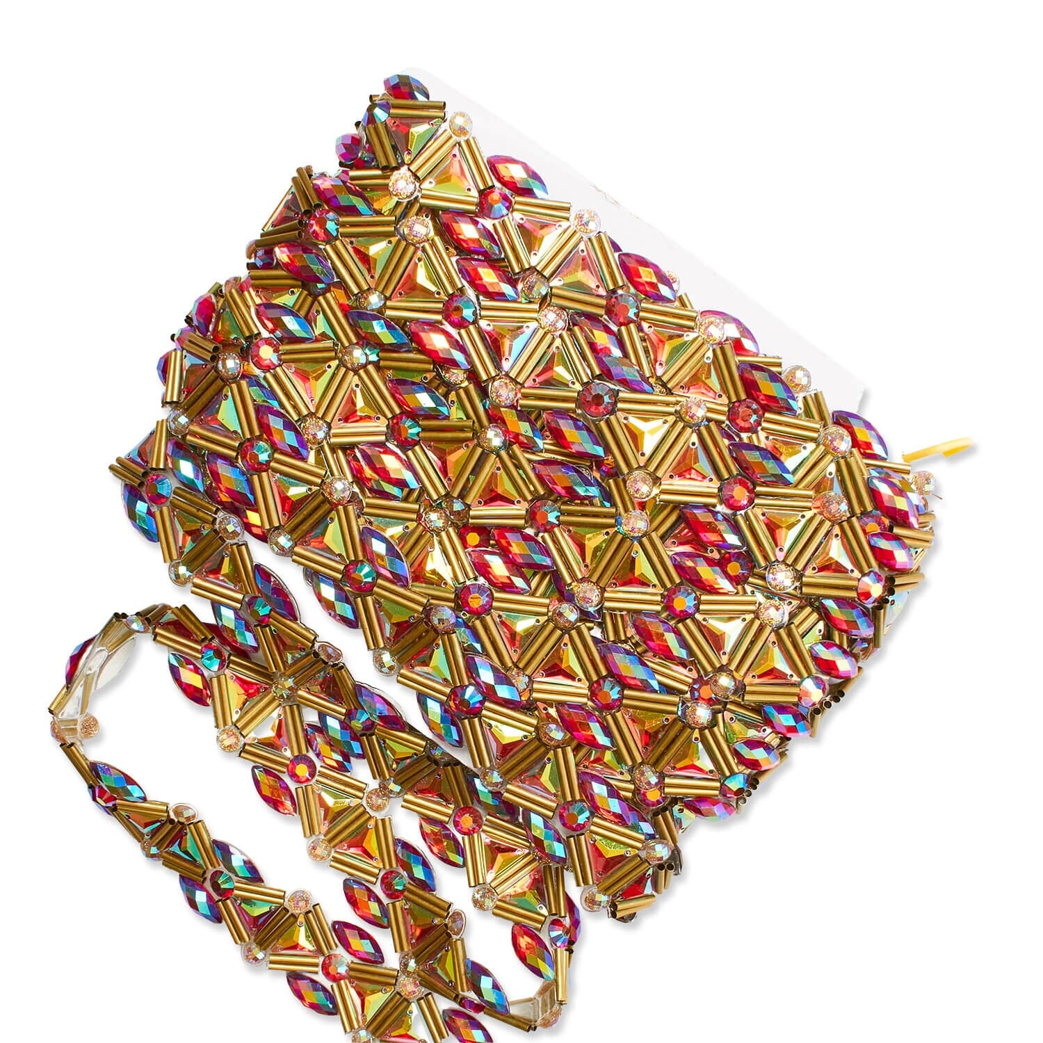 Trilateral Resin Rhinestone Iron On Trim - Image 7