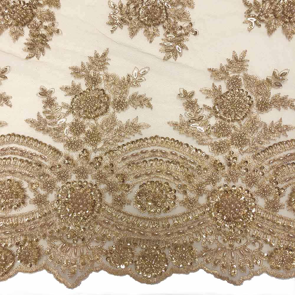Viburnum Bridal Lace Beaded Fabric - Image 24