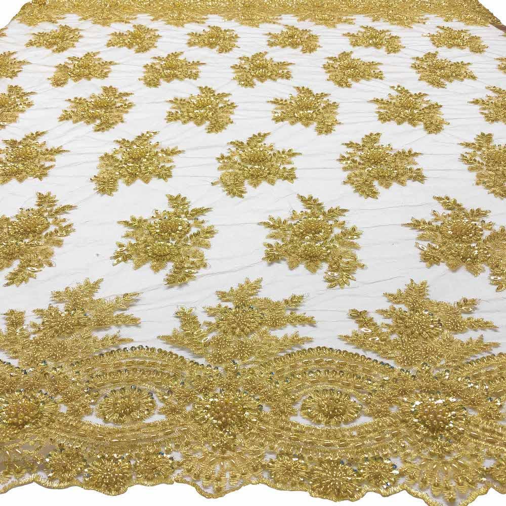 Viburnum Bridal Lace Beaded Fabric - Image 37