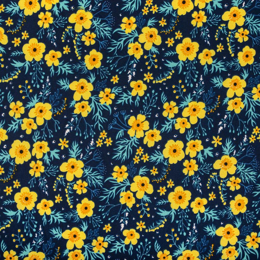 Viola Crepe De Chine Print - Image 8