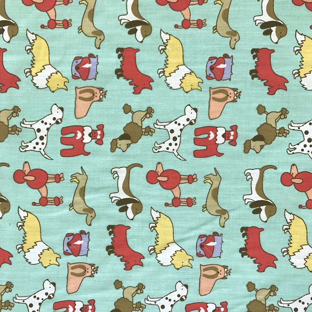 Westminster Aqua Print Broadcloth - Image 2
