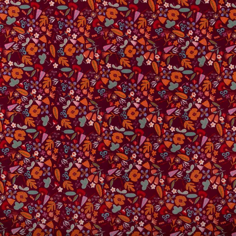 Wildflower Crepe De Chine Print - Image 5