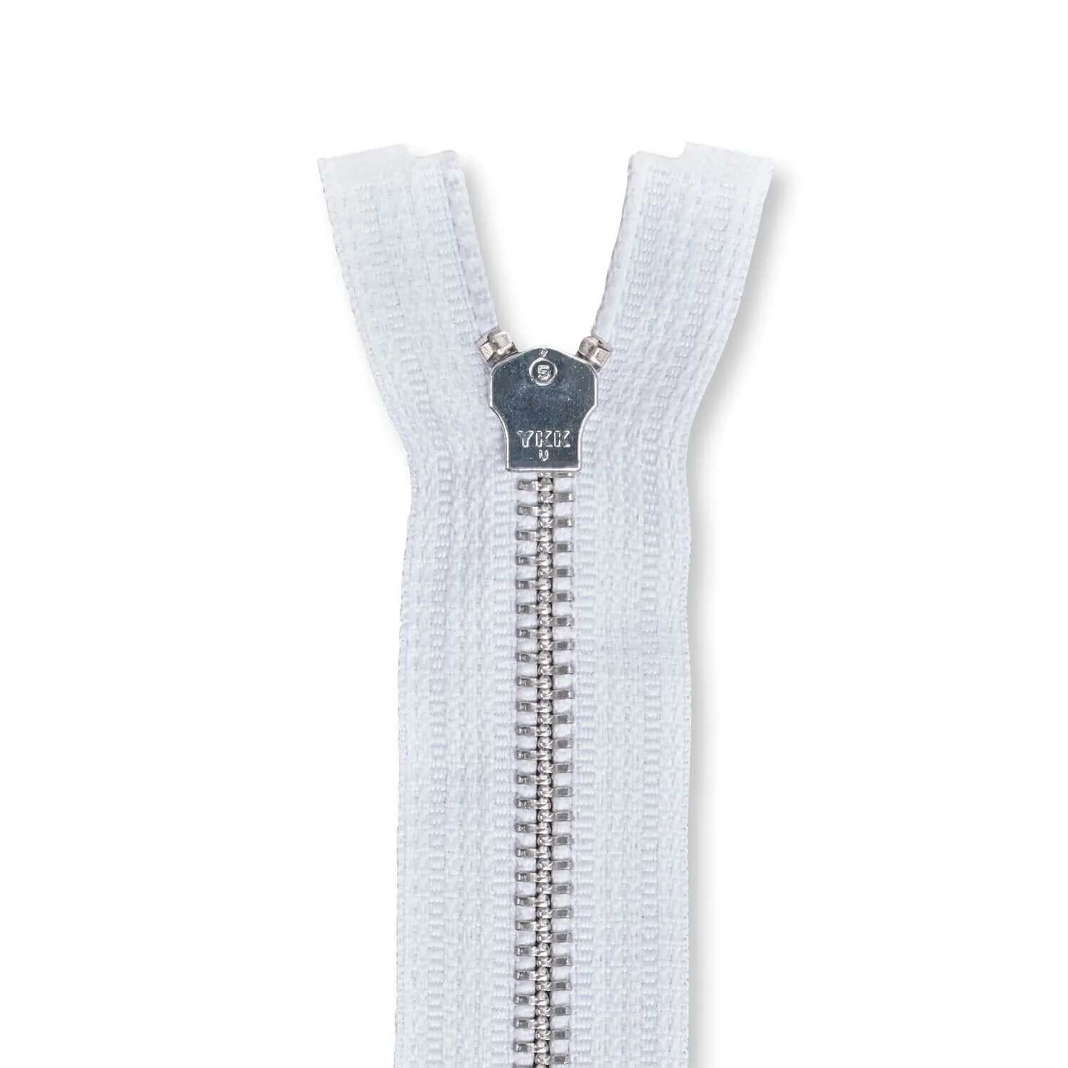 YKK #5 Aluminum Separating Zipper - Image 3