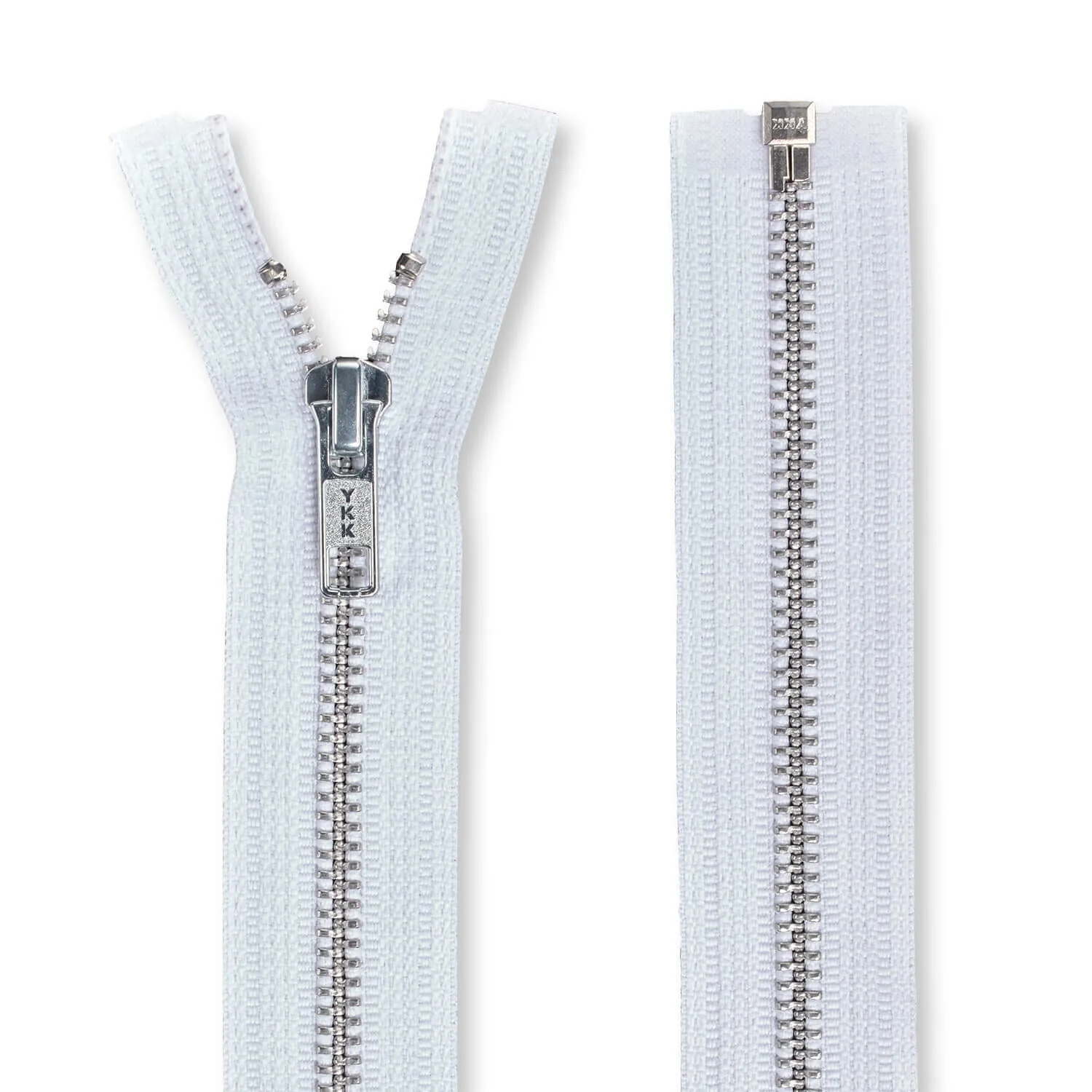 YKK #5 Aluminum Separating Zipper - Image 4