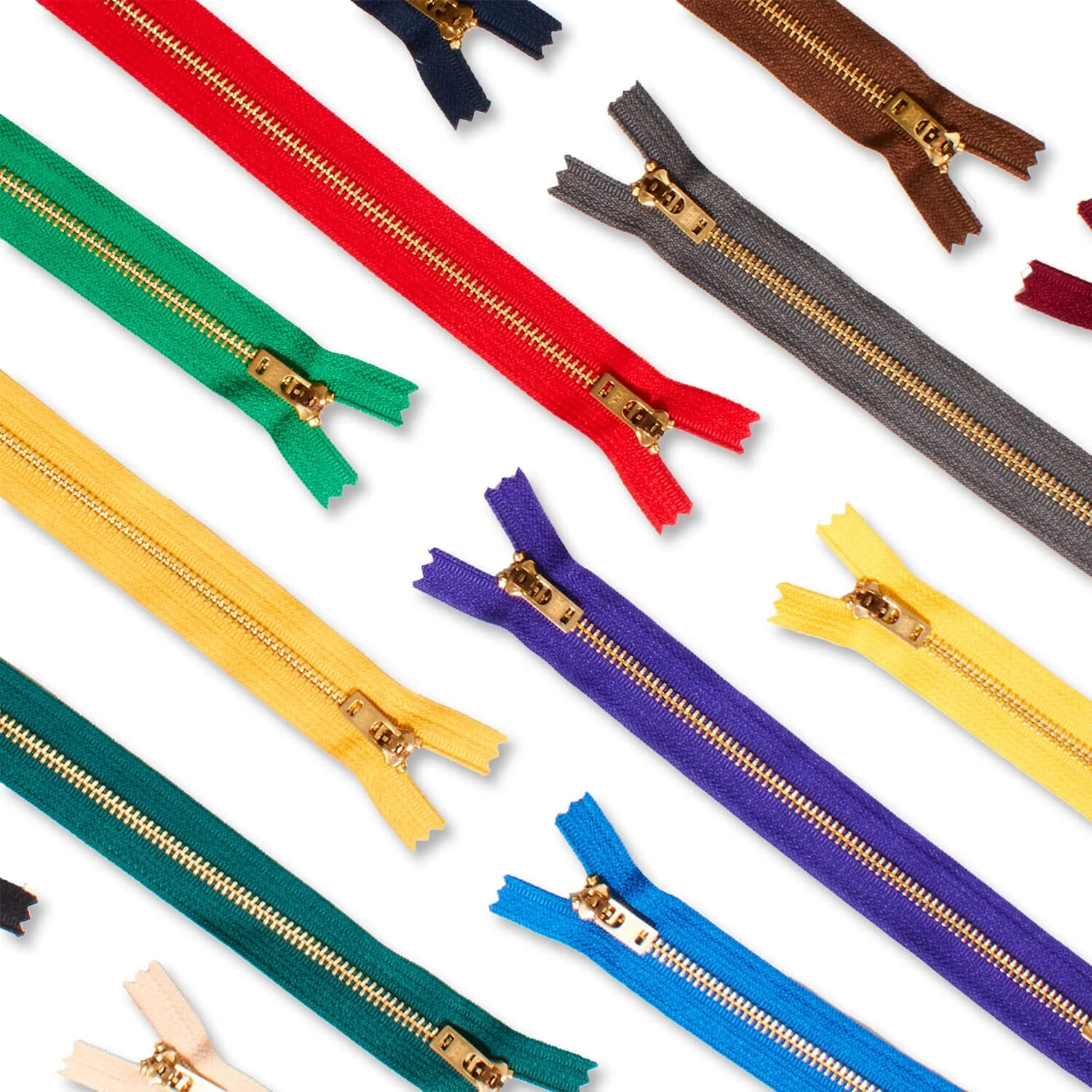 YKK #5 Brass Closed End Jean Zipper