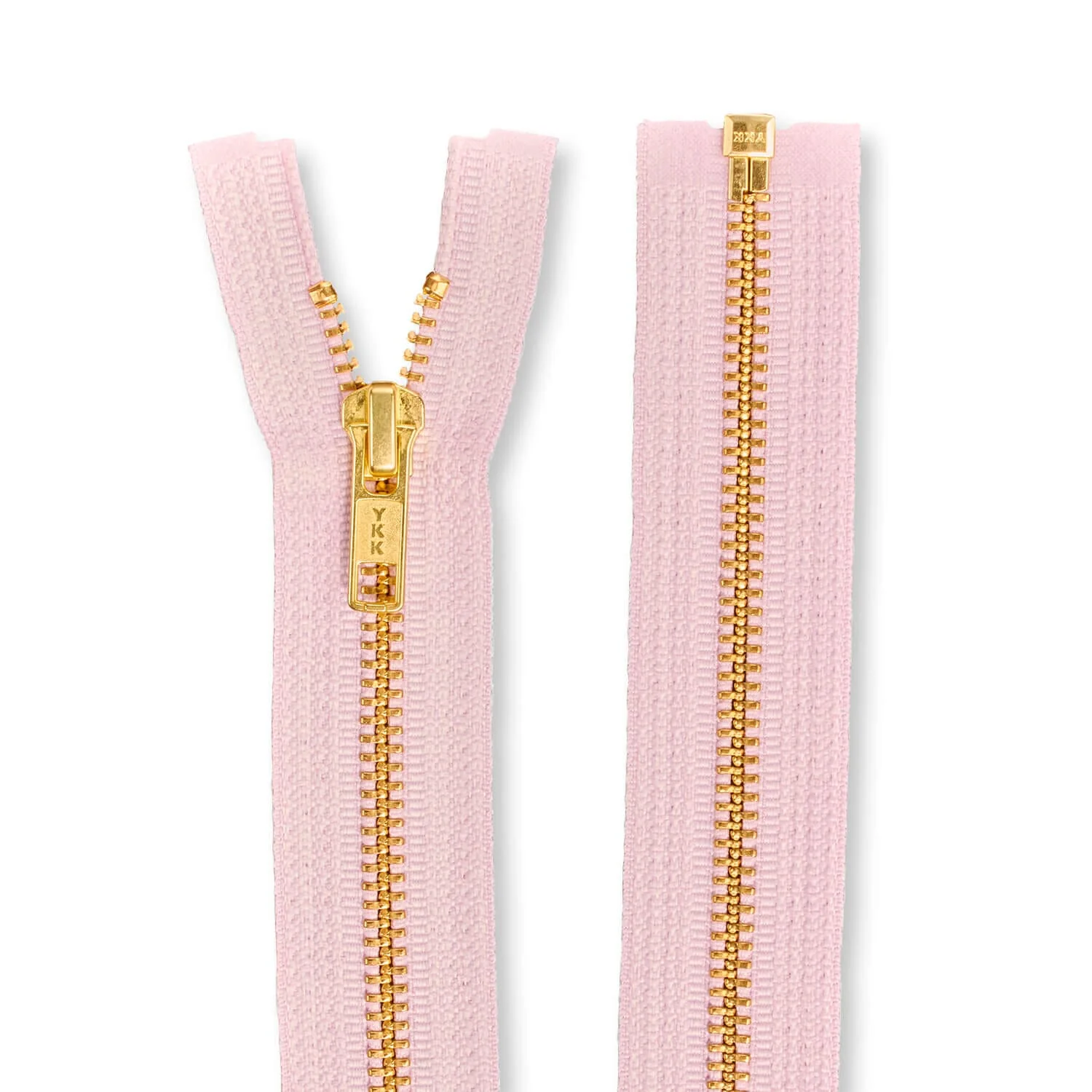 YKK #5 Brass Separating Zipper - Image 7