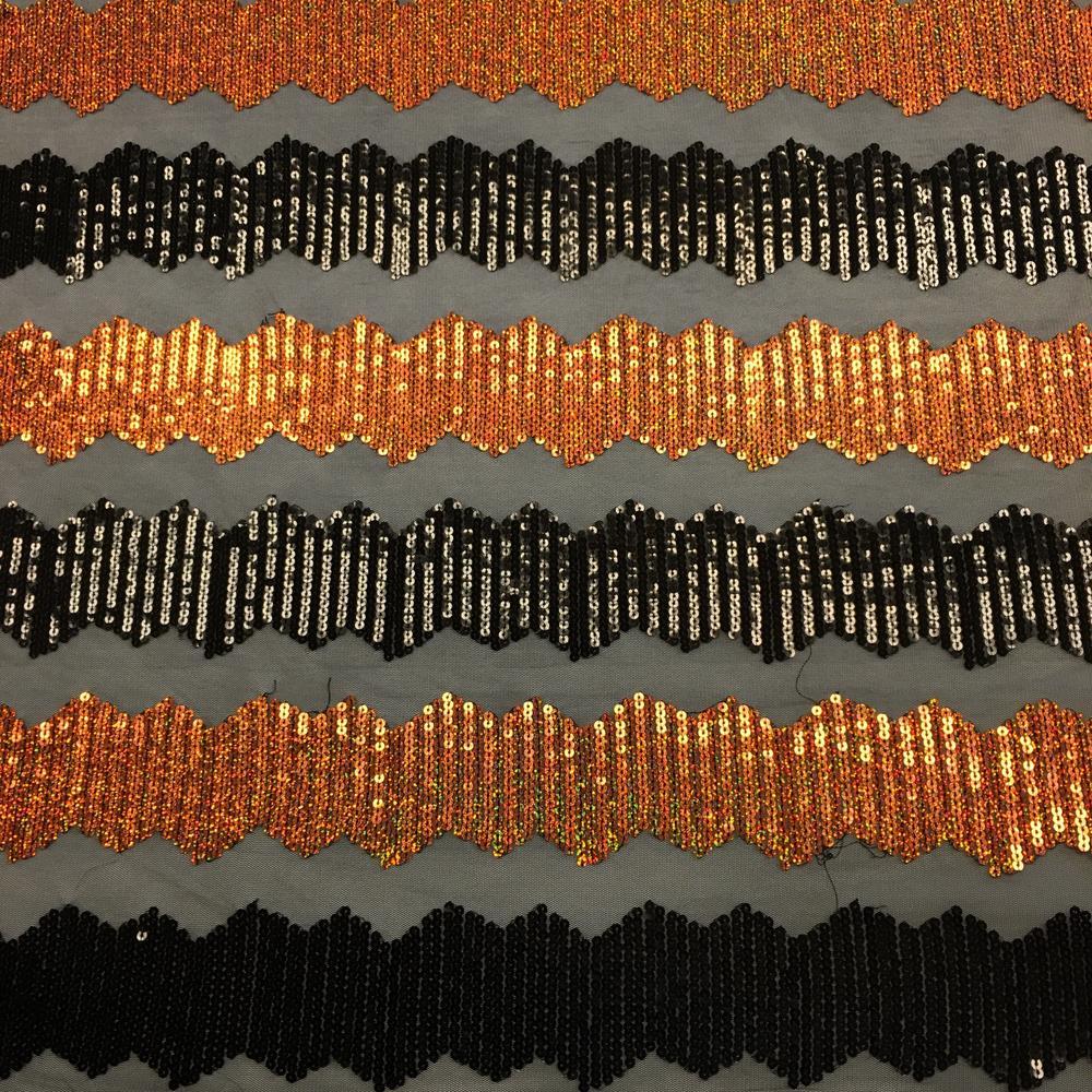 Zig-Zag Stripe Sequins - Image 2
